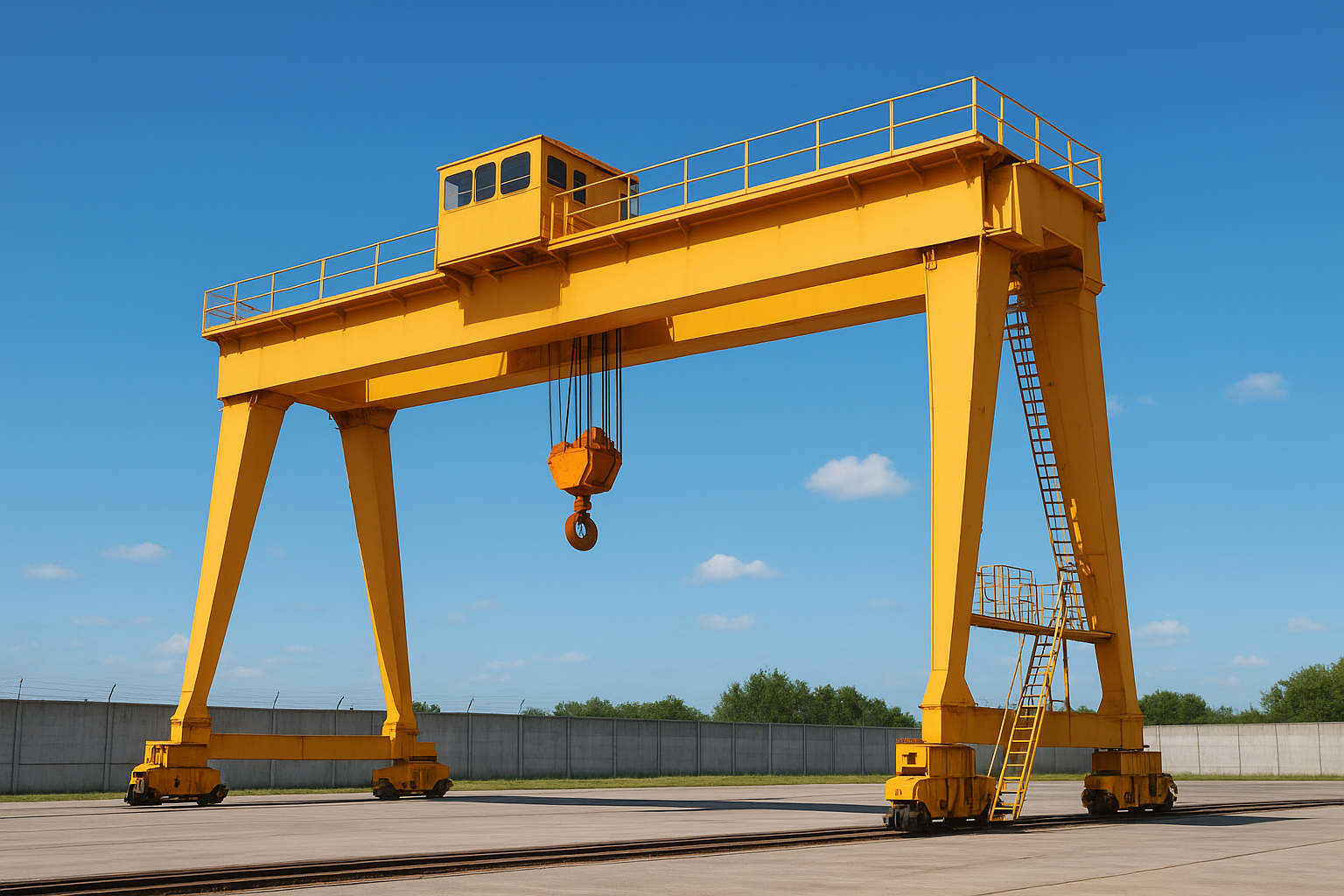 EOT Crane in operation